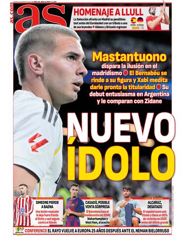 Las portadas de AS de agosto