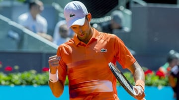 Djokovic llega a las semifinales del Mutua con la gorra