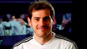 <b>Iker Casillas</b>, durante la entrevista con bwin.