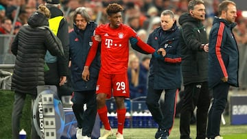 Bayern Munich lose Coman after knee scare in Tottenham encounter