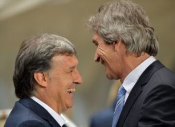 Tata Martino y Pellegrini.