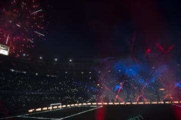 El Barcelona campeón de la Liga BBVA y Copa del Rey.
