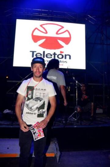 Michael Ríos participó de una actividad en Lo Espejo.