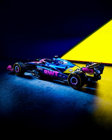 Una franja amarilla en la zona trasera decorará el monoplaza de la escudería francesa.