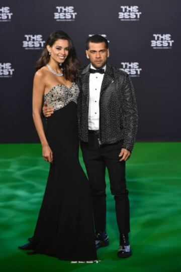 Dani Alves y Joana Sanz.