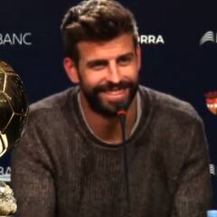 "¿Mereces el Balón de Oro?" Piqué y su genial respuesta sobre por qué no debe ganarlo
