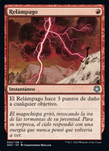 magic the gathering relampago lightning bolt