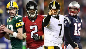 Póker mágico de quarterbacks en las finales de conferencia NFL