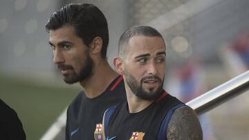 Andre Gomes y Aleix Vidal