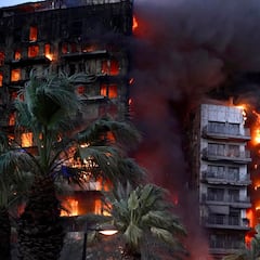 ¿Dónde está el edificio que ha ardido en el incendio de Valencia y cuántas plantas tiene?