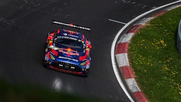 Max Verstappen, con su Mercedes en Nürburgring.