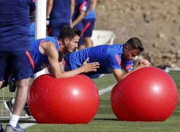 Saúl, preparado para una nueva temporada.
