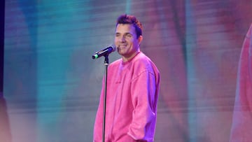 Dani Martín durante la presentación de su último disco, 'El último día e nuestras vidas', a 25 de noviembre de 2024, en Madrid (España).
FAMOSOS;DISCO;ARTISTA;CANTANTE;FANS
José Ramón Hernando / Europa Press
25/11/2024