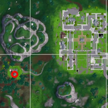 Desafío de Fortnite - Busca las letras O, S, M y N