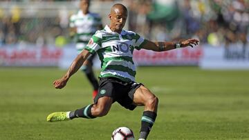 OEIRAS, PORTUGAL - 2019/05/25: Bruno Gaspar of Sporting CP in action during the Cup of Portugal Placard 2018/2019, Final - football match between Sporting CP vs FC Porto.
(Final score: Sporting CP 2(5) - 2(4) FC Porto. (Photo by David Martins/SOPA Images