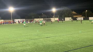 Imagen del partido entre el Escobedo y el Guarnizo.