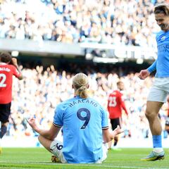 El Manchester City-Manchester United en 16 imágenes