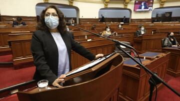 Violeta Bermúdez pidió el voto de confianza a su gabinete en el Congreso