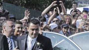 Xavi contrae matrimonio en Blanes con Nuria Cunillera