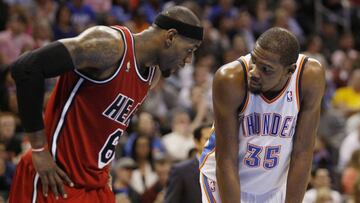 LeBron James y Kevin Durant.