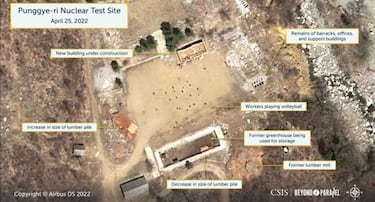Im¨¢genes satelitales desvelan las posibles intenciones de Kim Jong-un a corto plazo