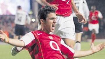 <b>RÉCORD. </b>Cesc, imparable: ya es el goleador más joven en Europa.