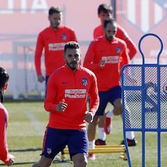 Koke se entrenó a tope; Nehuén Pérez ya se ejercita con todos