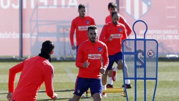 Koke se entrenó a tope; Nehuén Pérez ya se ejercita con todos
