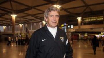 Manuel Pellegrini, entrenador del M&aacute;laga CF.