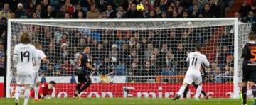 Real Madrid-Valladolid. 1-0. Gareth Bale anota el primer tanto.