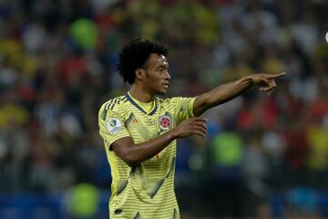 Sao Paulo. Junio 28 de 2019. En el estadio Arena Corinthians, la SelecciÃ³n Colombia enfrenta a la selecciÃ³n de Chile por los cuartos de final de la Copa AmÃ©rica Brasil 2019. (Colprensa - Diego Pineda)