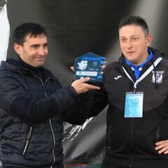 Garitano recibe el cariño de Leganés en su torneo benéfico