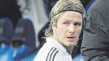 <b>BECKS</b>. Fue expulsado cinco minutos después de discutir con Luxa