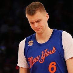 Phil Jackson pone en el mercado a Kristaps Porzingis