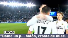 Vázquez a Modric : "Dame un puto balón, croata de mierda"
