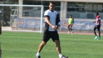 Francisco, durante un entrenamiento.