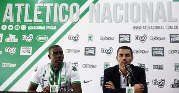 Geisson Perea se mostró feliz de llegar a Atlético Nacional. "Vengo a dar lo mejor de mí a uno de los equipos más grandes de Colombia", afirmó