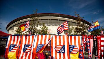 MADRID, SPAIN - SEPTEMBER 18: Civitas Metropolitano Stadium of Atletico Madrid during the La Liga Santander  match between Atletico Madrid v Real Madrid at the Estadio Civitas Metropolitano on September 18, 2022 in Madrid Spain (Photo by David S. Bustamante/Soccrates/Getty Images)