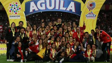 Santa Fe, primer campe&oacute;n de la Liga &Aacute;guila Femenina.