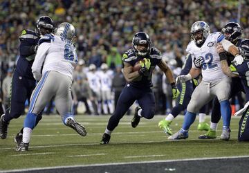 Puerta abierta de par en par para el touchdown de Thomas Rawls.