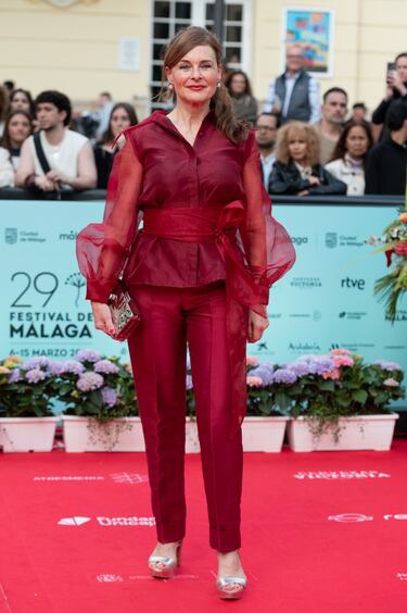 Silvia Marsó durante el photocall de clausura del 29 Festival de Málaga en el Teatro Cervantes. 
 
