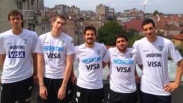 FUTURO. Delía, Bortolín, Laprovittola, Campazzo y Gallizzi.