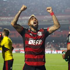 La ruta de Vidal y el Flamengo para lograr el milagro del triplete
