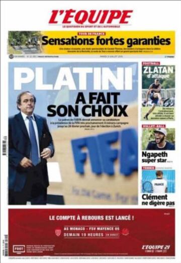 Portadas de la prensa deportiva