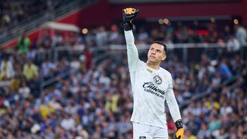 Luis Malagon of America during the final second-leg match between Monterrey and America as part of the Torneo Apertura 2024 Liga MX at BBVA Bancomer Stadium, on December 15, 2024 in Monterrey, Nuevo Leon, Mexico.