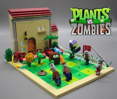 Montate tu Plants Vs Zombies en la vida real con LEGO