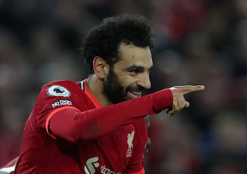 Salah against Manchester United