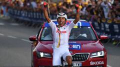 Egan Bernal, etapa y liderato en el Tour de l&#039;Avenir.