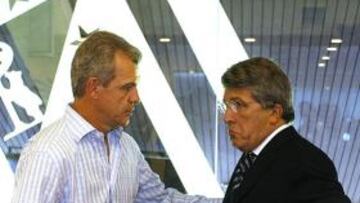 <b>CONFIANZA. </b>En el Atlético siguen teniendo confianza en Aguirre y en el equipo rojiblanco.