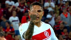 Guerrero recibió un golpe, le abrieron la ceja y acabó expulsado